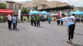 Hakkari'de Anadolu Yıldızlar Ligi Bocce Müsabakaları Başladı