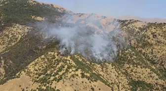Hakkari'de Orman Yangını: Helikopter Destekli Mücadele