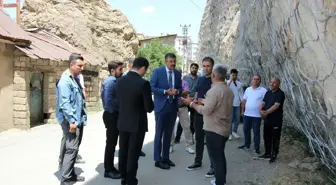 Hakkari'de Mir Kalesi'nde Kaya Islahı Çalışmaları Başlatıldı
