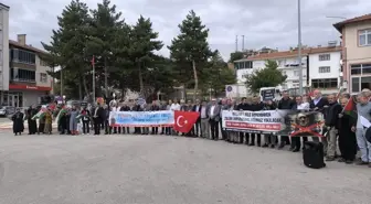 Hamamözü'nde Filistin İçin Destek Açıklaması
