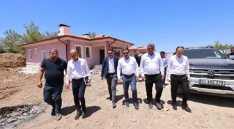 Hatay'da Deprem Sonrası 74 Kırsal Afet Konutunun İnşası Devam Ediyor
