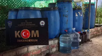 Hatay'da 1250 Litre Sahte İçki Ele Geçirildi