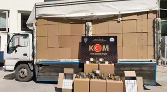 Hatay'da 2 Milyon 760 Bin Kaçak Makaron Ele Geçirildi