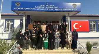 Hatay'da Düzensiz Göçmen Operasyonu: 24 Kaçak Yakalandı