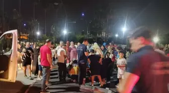 İskenderun'da Oyun Aletine Ayağı Sıkışan Çocuk Kurtarıldı