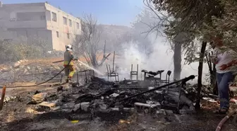 Antakya'da Yangın: Bahçeden Eve Sıçradı