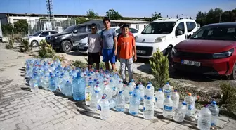 Antakya'daki Orman Yangınında Çocuklardan Anlamlı Destek