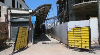 Hatay'da Tarihi Uzun Çarşı'nın Restorasyonu Devam Ediyor
