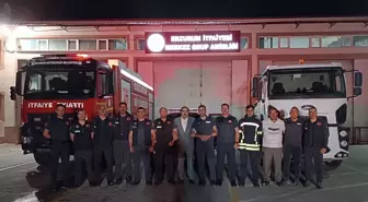 Erzurum'dan Hatay'daki Orman Yangınlarına Destek Ekipleri Yola Çıktı