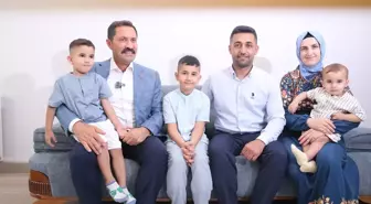 Hatay Valisi Masatlı'dan yeni yuvasına kavuşan depremzede aileye ziyaret
