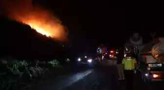 Hatay'ın Yayladağı'nda Orman Yangınına Müdahale Ediliyor