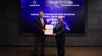 HAVELSAN, TS EN ISO 56001 İnovasyon Yönetim Sistemi Belgesi'ni Aldı