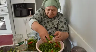 Havza'da Kadınlar Kış Hazırlıklarına Başladı