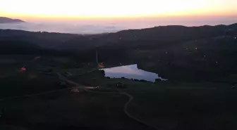 Hırsafa Yaylası'nda Büyüleyici Gün Batımı Manzarası