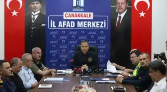 İçişleri Bakanı Yerlikaya, Çanakkale'deki orman yangınına ilişkin açıklamalarda bulundu: (1)