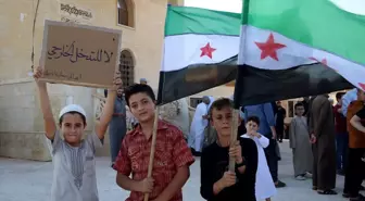 İdlib'de Dürziler'den Suriye'nin Birliği İçin Gösteri