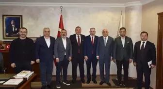 IKBY Bakanı Aydın Maruf, Trabzon TSO'yu Ziyaret Etti