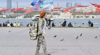 İranlı Doktora Öğrencisi Somayeh Moghadam, Gazze İçin İstanbul'dan Kudüs'e Yürüyüş Başlattı