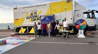 İş'te Güvenli Gelecek Tırı Samsun'da Vatandaşlarla Buluştu