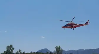 Ekmek Fırınında Fenalaşan Çalışan Hava Ambulansıyla Hastaneye Kaldırıldı