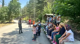 Aksu'da Kur'an Kursu Öğrencilerine Orman Yangınları Eğitimi