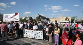 Kayseri'de Filistin İçin Protesto Düzenlendi