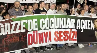 İsrail'in Gazze'ye saldırıları Diyarbakır'da protesto edildi
