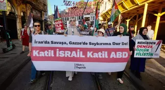Filistin'e Özgürlük Gönüllüleri, İsrail'in Saldırılarını Protesto Etti