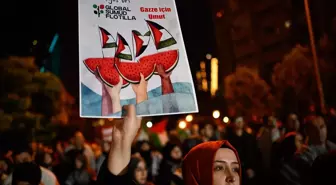 Ankara'da ABD Büyükelçiliği Önünde Gazze İçin Protesto