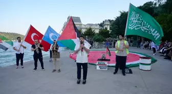 Mısır Konsolosluğu Önünde Gazze İçin Nöbet Eylemi Başladı