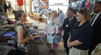 İYİ Parti Heyeti Edirne'de Esnafı Ziyaret Etti