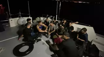 Çeşme Açıklarında 11 Düzensiz Göçmen Yakalandı