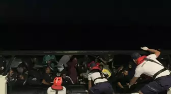 Çeşme açıklarında 75 düzensiz göçmen yakalandı