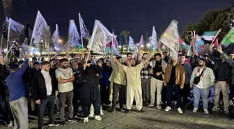 İzmir, Uşak ve Aydın'da İsrail Saldırılarına Tepki Gösterildi