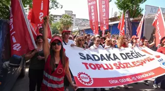 İzmir Büyükşehir Belediyesi İşçilerinin Grevi 6. Gününde