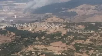 İzmir Aliağa'da Çöplük Yangını Ormana Sıçradı