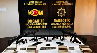 İzmir'de Silah ve Uyuşturucu Operasyonu: 7 Şüpheli Tutuklandı