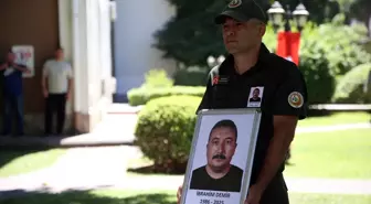 İzmir'deki yangına müdahale ederken şehit olan dozer operatörü Demir için tören düzenlendi
