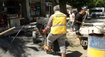 Kağızman'da Yol, Kaldırım ve Kanalizasyon Çalışmaları Devam Ediyor