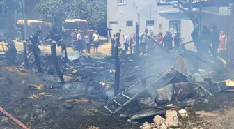 Kahramanmaraş'ta Ahır Yangını: 30 Küçükbaş Hayvan Telef Oldu
