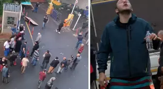 Kapalı pazar yeri havalandırmasına biber gazı sıkıp kaçtı