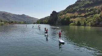 Kapıkayafest'te Stand Up Paddle Yarışı Gerçekleşti