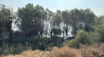 Karabük'te Anız Yangını Kontrollü Bir Şekilde Söndürüldü