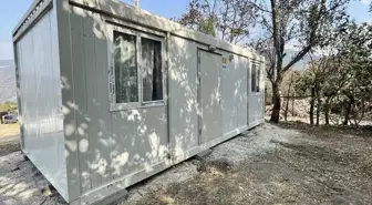 Yangın Mağdurlarına Konteyner Ev Desteği Başlatıldı