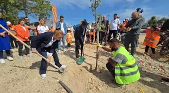 Karabük'te orman yangını şehidi Enes Kızılyer için hatıra koruluğu oluşturuldu