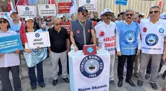 Kamu-Sen ve Birleşik Kamu-İş'ten Zam Protestosu