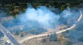 Safranbolu'da Tarım Arazisinde Yangın Kontrol Altına Alındı