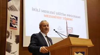 Karabük'te İkili Mesleki Eğitim Projesinin İlk Mezunları Törenle Belgelerini Aldı