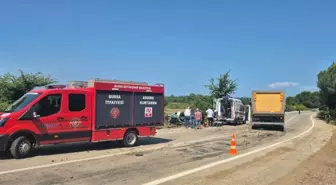 Bursa'da Kamyon-Otomobil Çarpıştı: 1 Kişi Ağır Yaralandı
