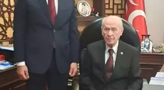 Karaisalı Belediye Başkanı Şimşek, Devlet Bahçeli'yi Ziyaret Etti